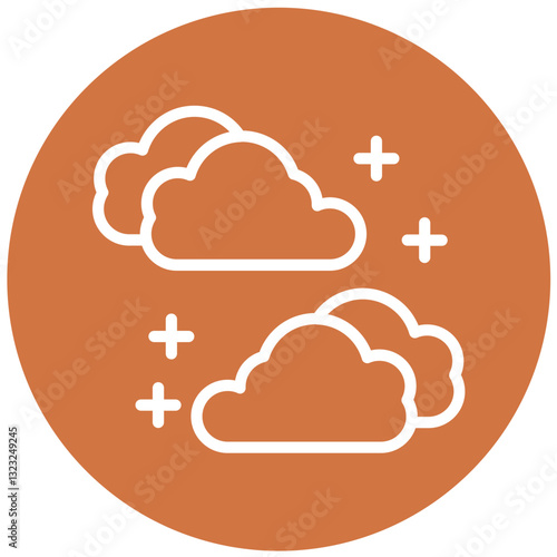 Vector Design Cloudy Icon Style