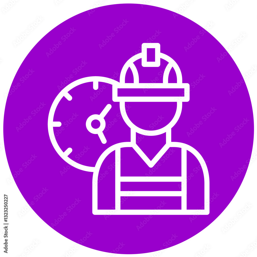 Vector Design Working Hours Icon Style Vector Design Working Hours Icon Style