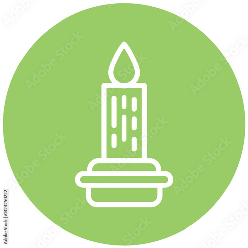 Vector Design Scented Candle Icon Style