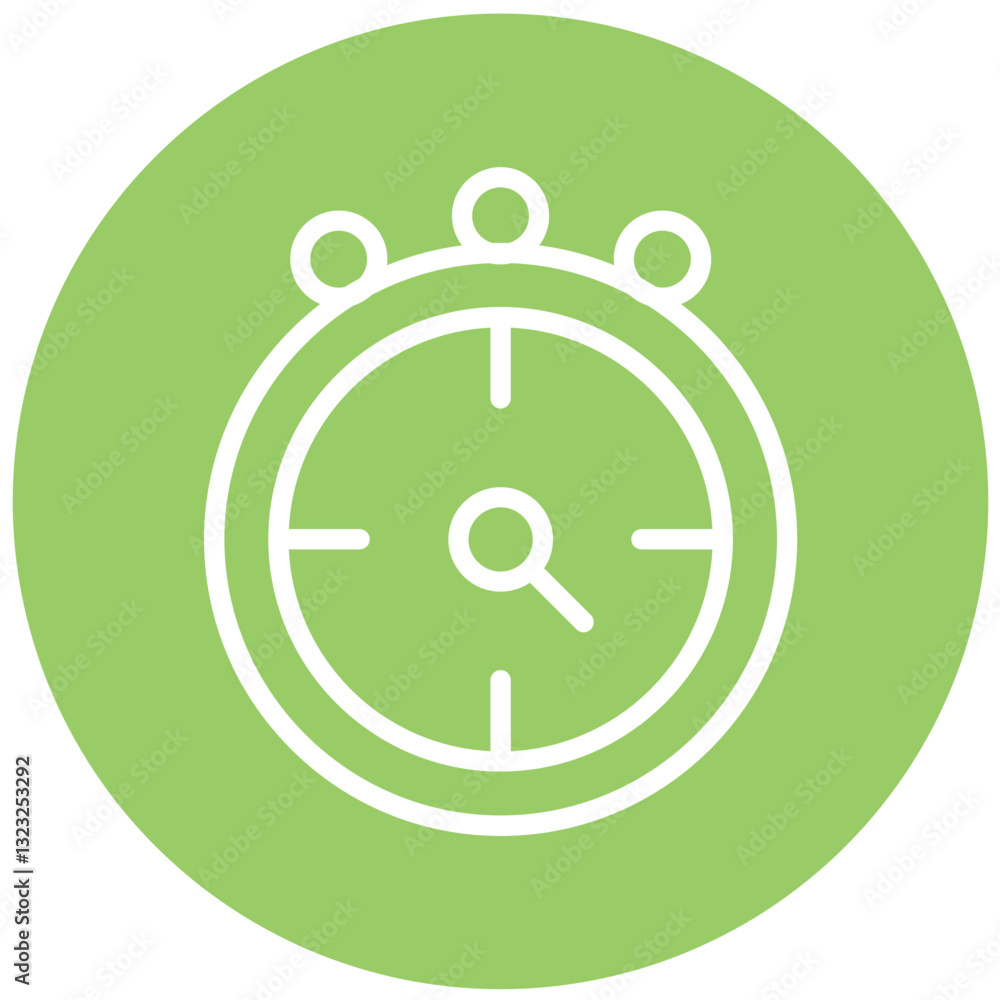 Vector Design Stopwatch Icon Style