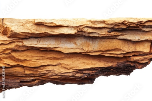 Highly detailed close up view of a cigarette isolated on a clean white background with a realistic look photo