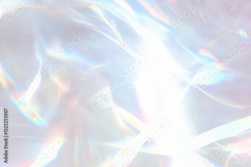 キラキラとした銀色のスペクトル背景