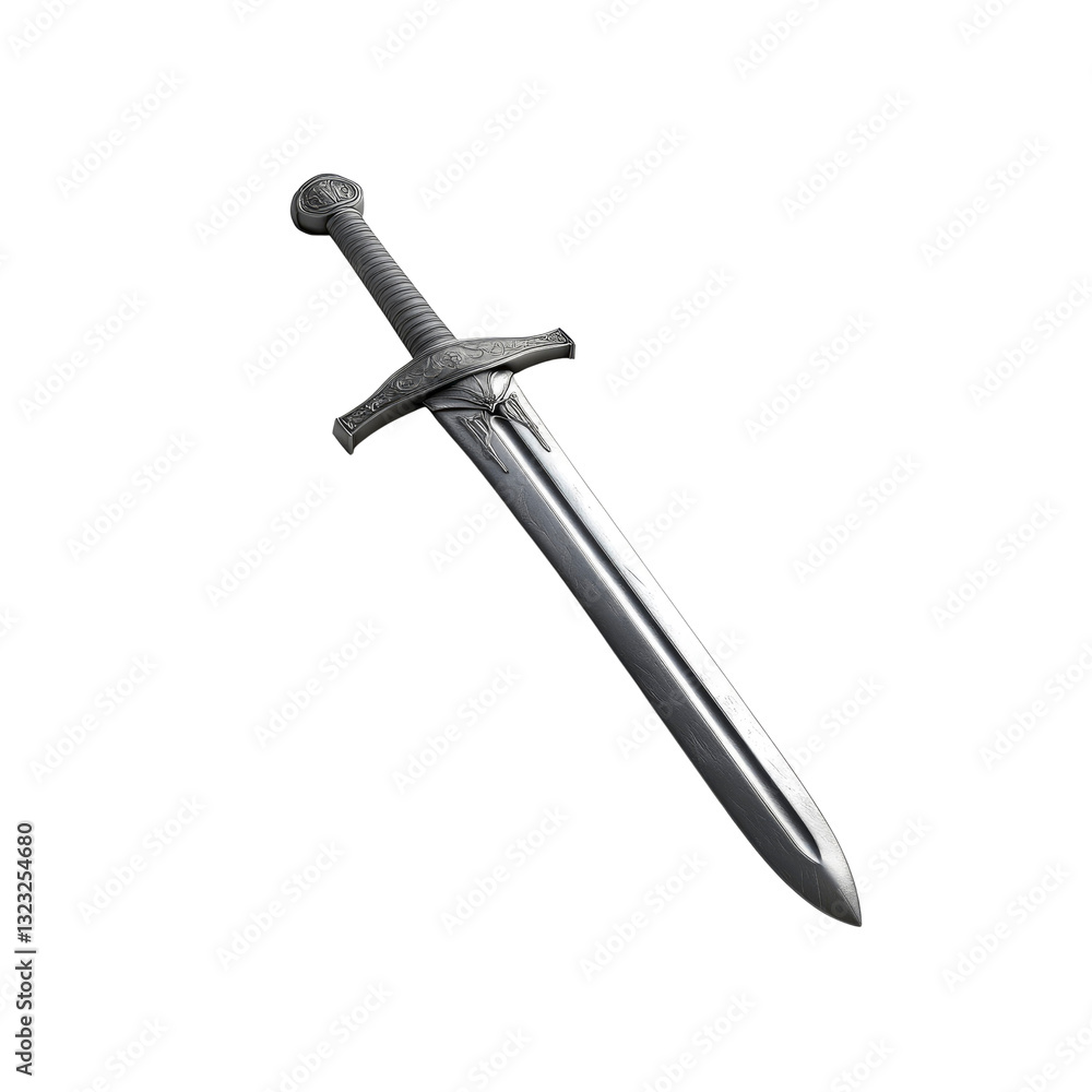 Ornate Medieval Dagger Isolated on Transparent background Ornate Medieval Dagger Isolated on Transparent background