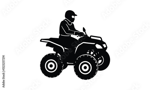 quad Silhouette Off-Road Adventure Graphic
