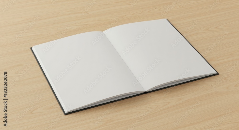 Open book mockup, ready for design. Open book mockup, ready for design.