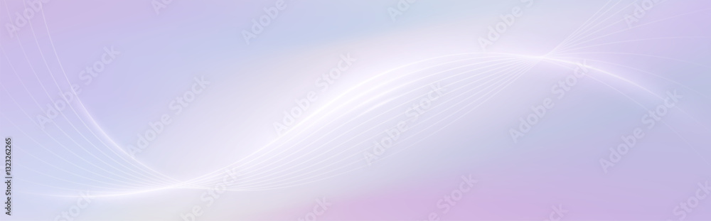 Abstract pastel purple gradient background with white subtle wavy lines - futuristic minimalist vector illustration. Elegant pale curved stripes, smooth dynamic swooshes. Light clean design template. Abstract pastel purple gradient background with white subtle wavy lines - futuristic minimalist vector illustration. Elegant pale curved stripes, smooth dynamic swooshes. Light clean design template.
