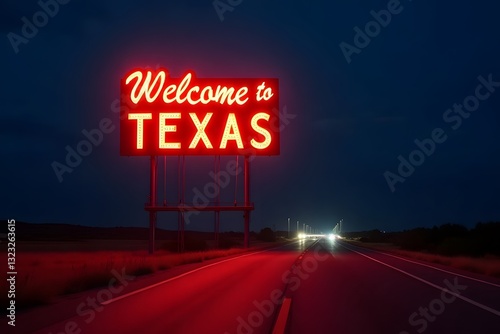 A massive neon 