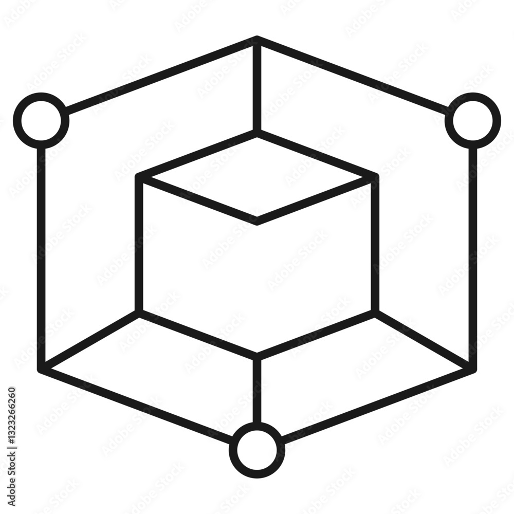 Blockchain Line icon Blockchain Line icon