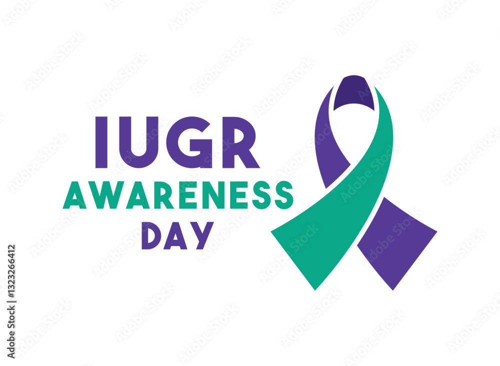IUGR Awareness Day. March. White background. IUGR Awareness Day. March. White background.