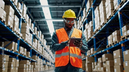 The Warehouse Worker with Clipboard