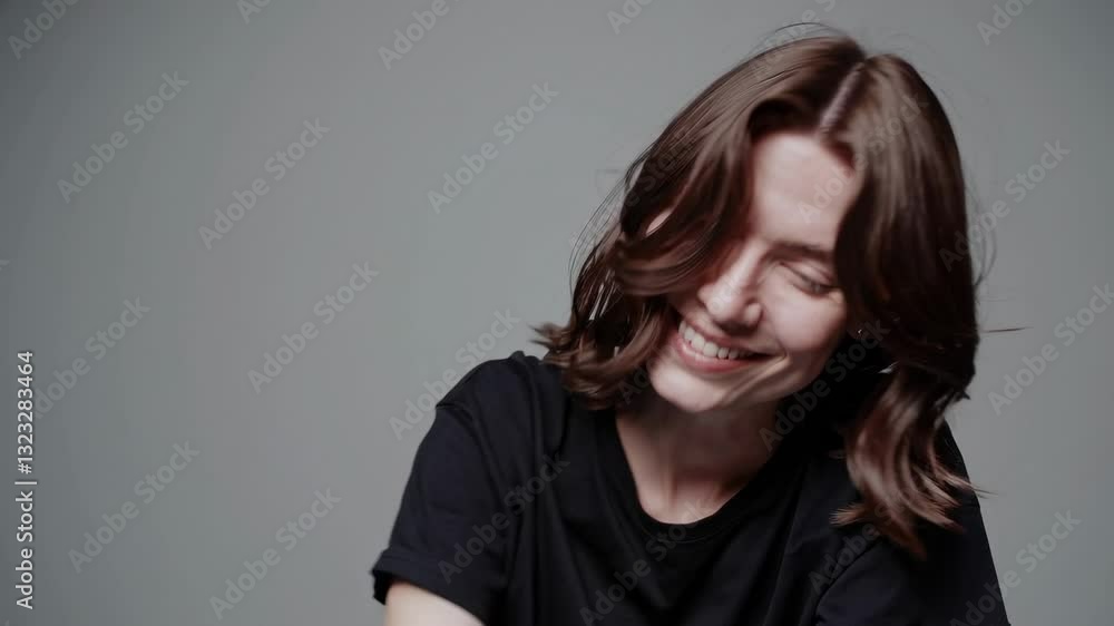 The Smiling Young Woman The Smiling Young Woman