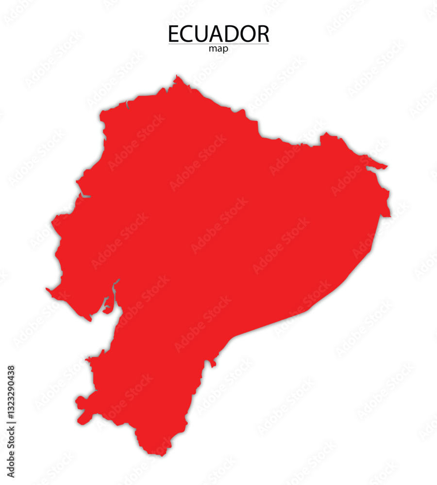 ecuador in red colour and with trasparent backgrounde ecuador in red colour and with trasparent backgrounde
