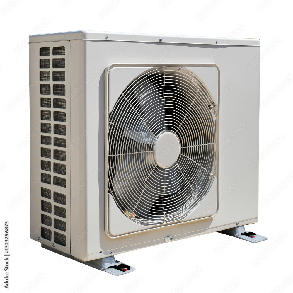 Fototapeta premium Efficient Outdoor Air Conditioning Unit for Home Comfort