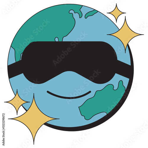 Earth Hour Illustration