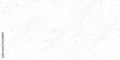 Speckle grain dot white paper noise texture with distress effect vector illustration pattern background. Dirty or dust film grain speck grit grunge overlay on white background grain noise particles.