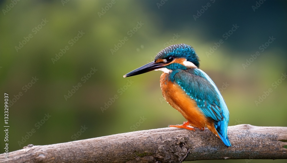 Fototapeta premium common kingfisher alcedo atthis bird