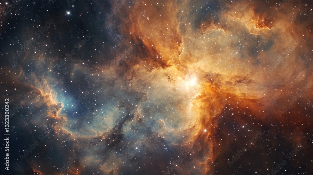 Fototapeta premium Stunning Nebula in Deep Space