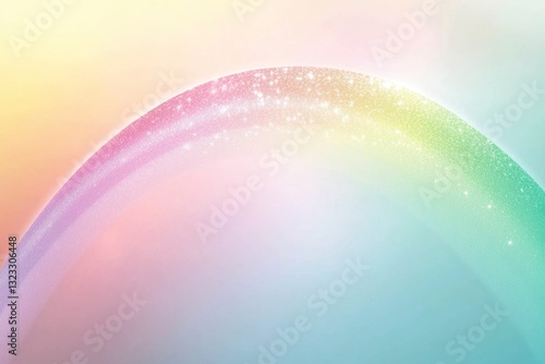 Obraz na płótnie Pastel rainbow tones fading into a light gradient. w salonie