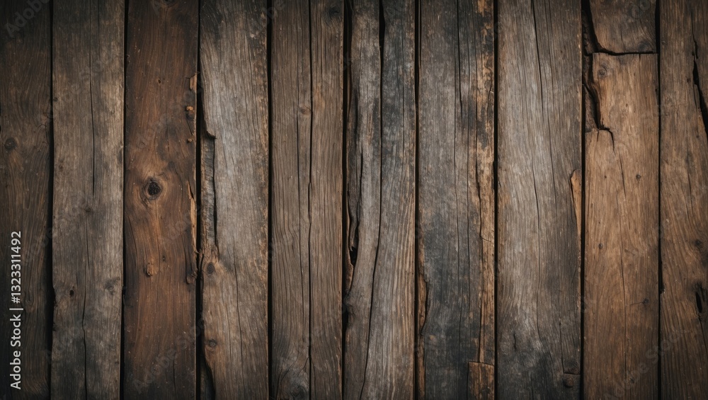 Textured aged wooden planks in warm browns and grays arranged vertically with a rustic backdrop creating a natural and vintage ambiance. Textured aged wooden planks in warm browns and grays arranged vertically with a rustic backdrop creating a natural and vintage ambiance.