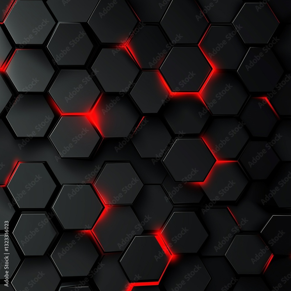 Abstract background with hexagons Abstract background with hexagons