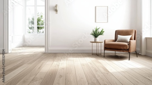 Relaxing living room atmosphere modern home interior design bright environment wide angle comfort and style