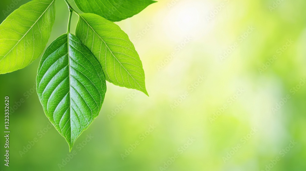 A close-up of vibrant green leaves against a soft, blurred background, evoking a sense of freshness and tranquility. A close-up of vibrant green leaves against a soft, blurred background, evoking a sense of freshness and tranquility.