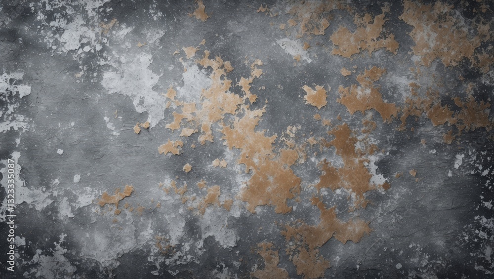 Grunge abstract texture background featuring gray, white and bronze colors with varied textures and shades creating an aged artistic appearance. Grunge abstract texture background featuring gray, white and bronze colors with varied textures and shades creating an aged artistic appearance.