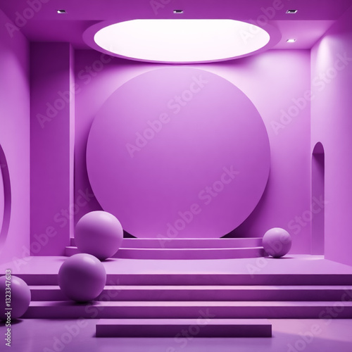 High detailed 3d background for products