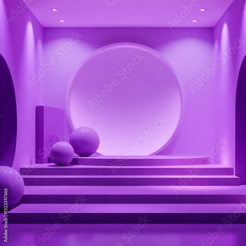 High detailed 3d background for products