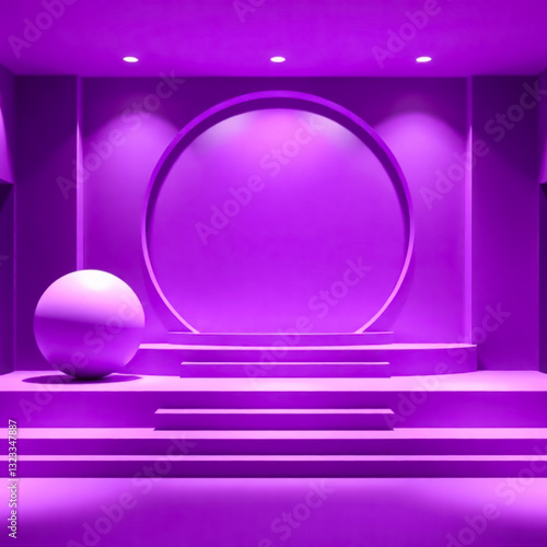 High detailed 3d background for products