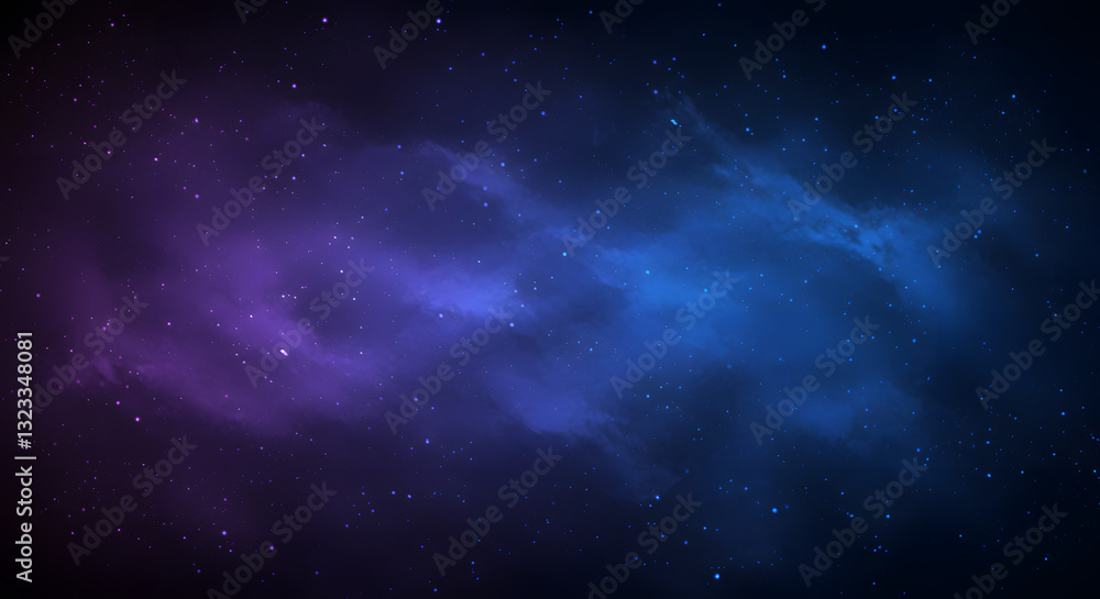 Naklejka premium space background with stars