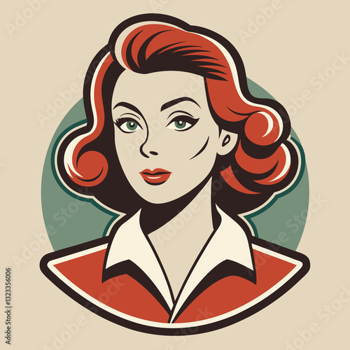 Timeless Beauty: A Vintage Woman’s Charm
