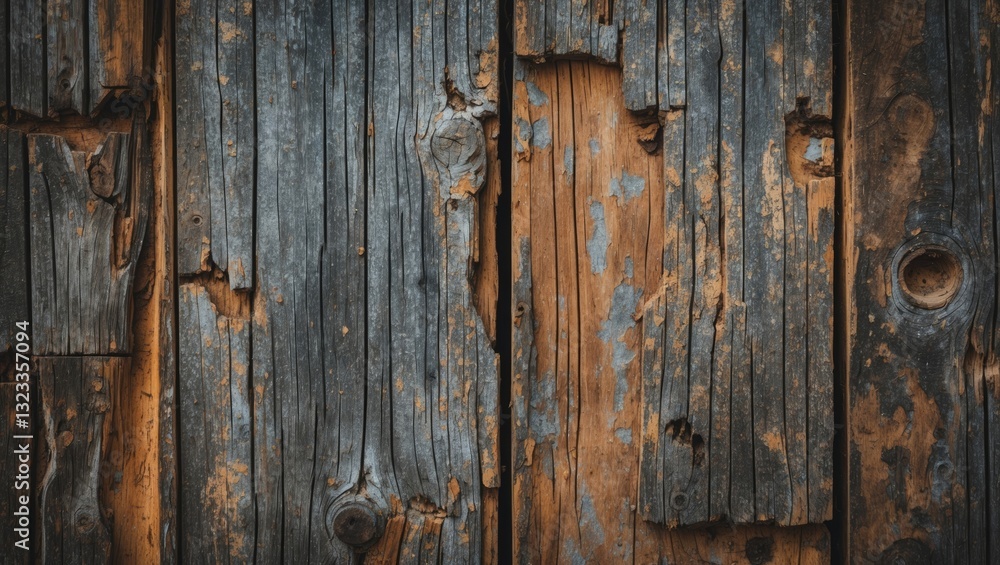 Close-up of textured weathered wood boards displaying deep grooves in dark brown and rusty orange tones with visible aging and peeling bark Close-up of textured weathered wood boards displaying deep grooves in dark brown and rusty orange tones with visible aging and peeling bark