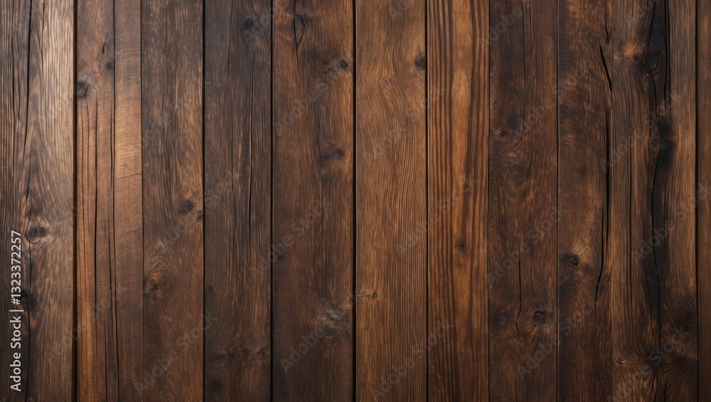 Rich dark brown wooden texture background featuring vertical planks with subtle grain variations, perfect for interior design concepts. Rich dark brown wooden texture background featuring vertical planks with subtle grain variations, perfect for interior design concepts.