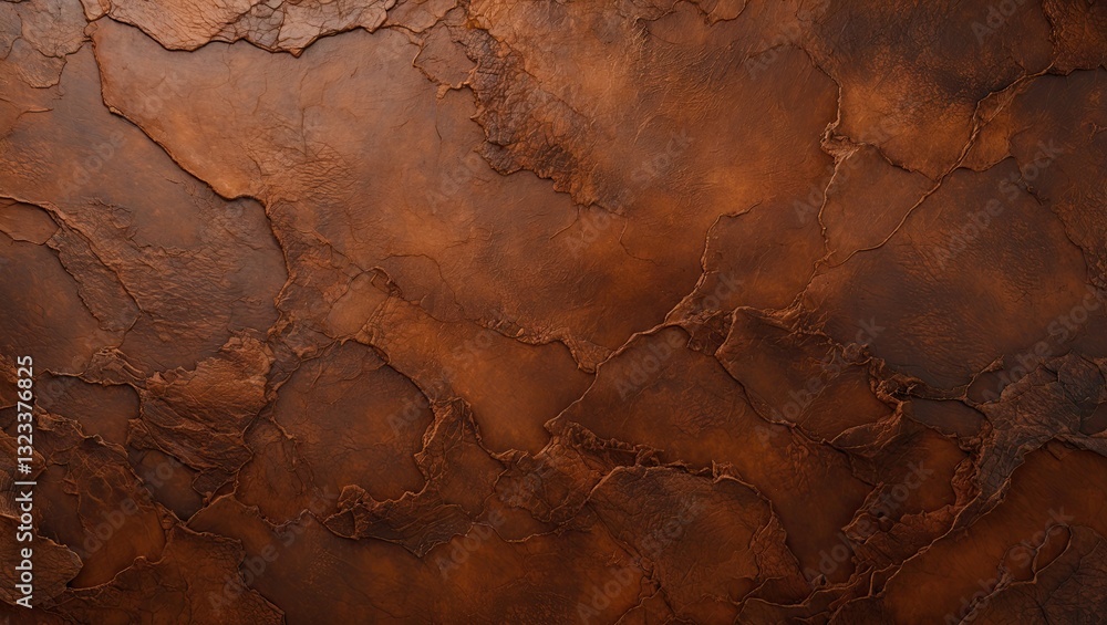 Fototapeta premium Rich brown textured background showcasing deep, warm earth tones with intricate patterns, ideal for artistic or design applications.