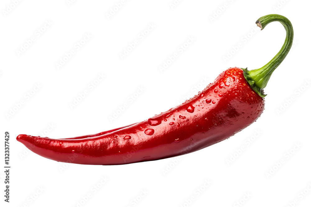 a red chili pepper with water droplets on a bright background. a red chili pepper with water droplets on a bright background.