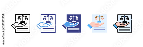 Enforcement Multi Style Icon Set