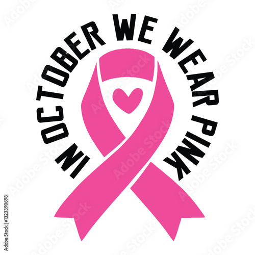 In October we wear pink