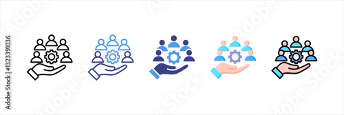 Control Group Multi Style Icon Set