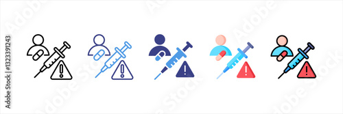 Adverse Events Multi Style Icon Set