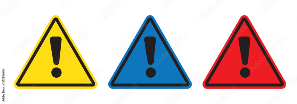 warning and attention icon. exclamation mark sign . 1176 warning and attention icon. exclamation mark sign . 1176