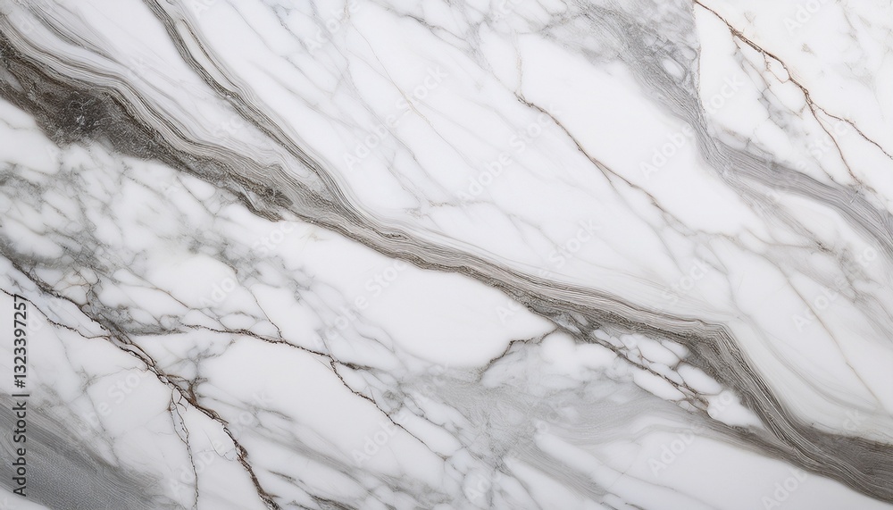 Obraz premium white marble background with thin veins
