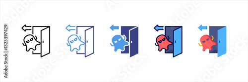 Backdoor Multi Style Icon Set
