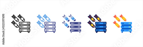 Ddos Multi Style Icon Set