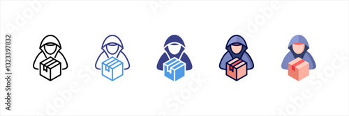Packet Sniffing Multi Style Icon Set