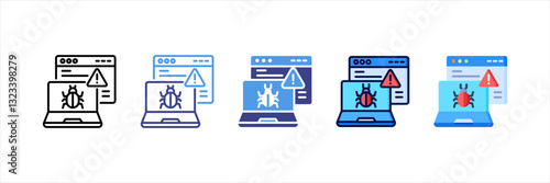 Adware Multi Style Icon Set