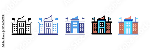 Embassy Multi Style Icon Set