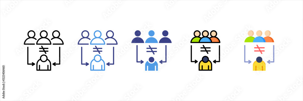 Discrimination Multi Style Icon Set Discrimination Multi Style Icon Set
