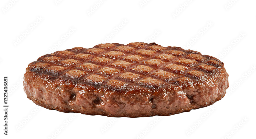 grilled hamburger meat on transparent background grilled hamburger meat on transparent background