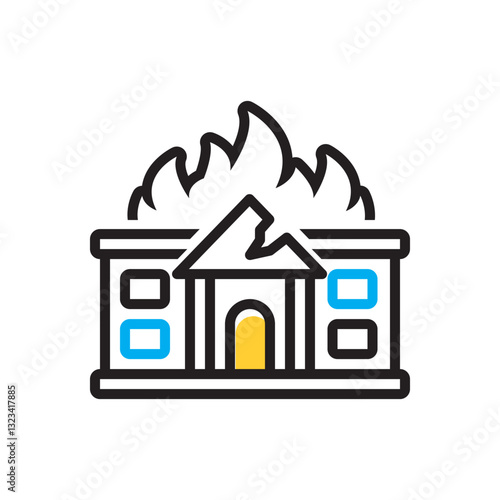 Multi color icon for damage